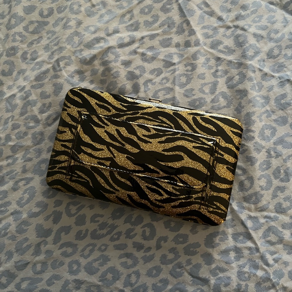 Gold zebra wallet